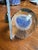 Trio of Blue Glass Vintage Paperweights For Sale - Image 10 of 10