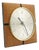 Wood and Brass Wall Clock from Diehl, 1960s For Sale