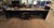 Custom built ,Aviator metal style reception desk, could also be used as a Chic Bar. 118" L x 24" deep x 43" high, great...