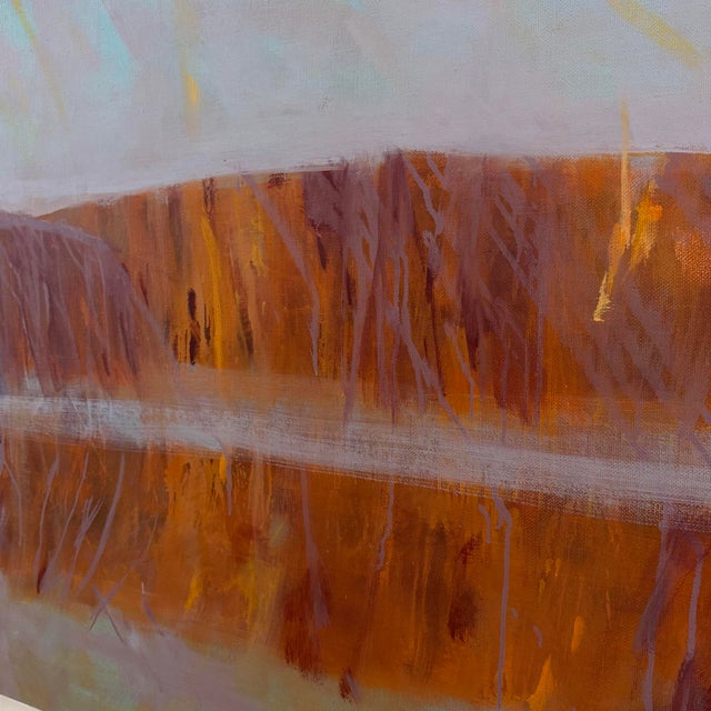Monumental Oil Painting by Frank Hodgkinson (1919-2001) For Sale - Image 4 of 8