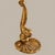 Chinoiserie Vintage Mid Century Asian Gold Koi Dolphin and Shell Wall Shelf Decorative Bracket For Sale - Image 3 of 10