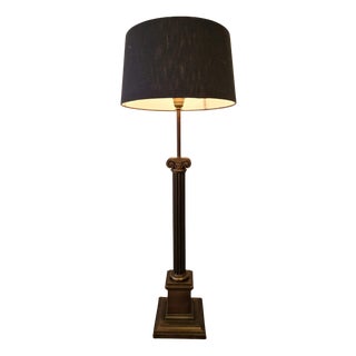 Large Brass Table Lamp, France, 1960s For Sale