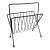 Tony Paul Magazine Rack Wrought Iron Wood Ball Feet For Sale