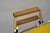 Mid 20th Century Vintage Nightingale Mid Century Modern Chrome & Yellow Vinyl Stacking Chair Pair For Sale - Image 5 of 15