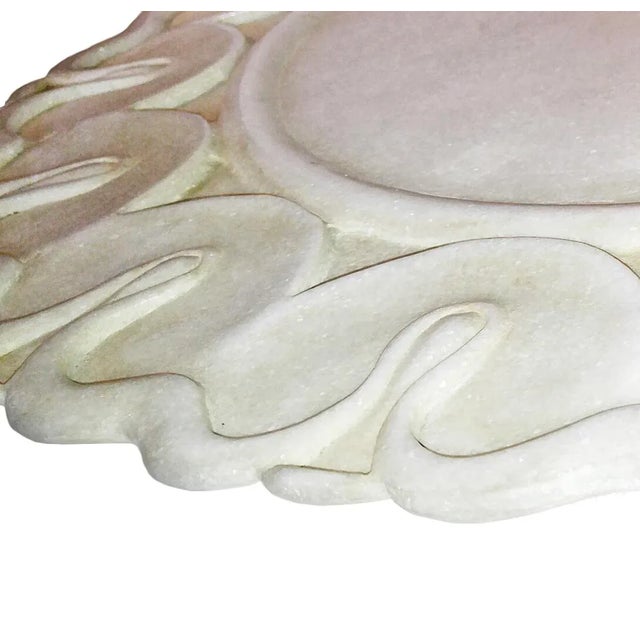 Stone Late 20th Century Marble Charger / Server From India For Sale - Image 7 of 13