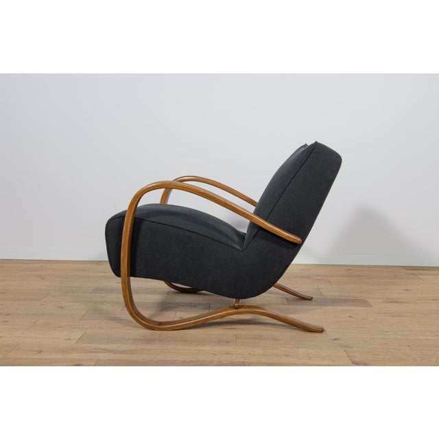 Model H-269 Lounge Chair by Jindřich Halabala for Up Závody, 1950s For Sale - Image 4 of 13