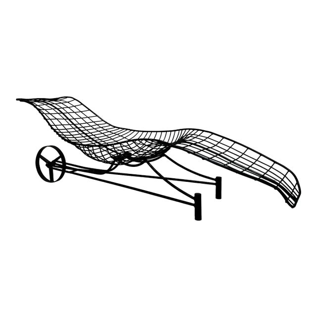 1950s Capricorn Style Outdoor Patio Chaise Attributed to Vladimir Kagan For Sale