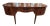 George III inlaid mahogany demilune sideboard. Front center drawer above the serpentine shaped apron, two deep drawers,...