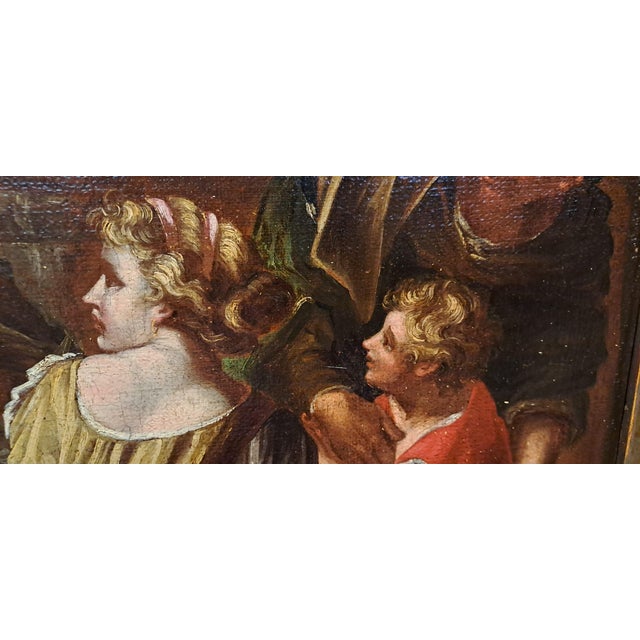 Nativity of the Virgin, 1800s, Oil on Canvas For Sale - Image 7 of 9