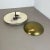 Round Brass Wall Ceiling Light in the style of Gino Sarfatti, Italy, 1950s For Sale - Image 11 of 18