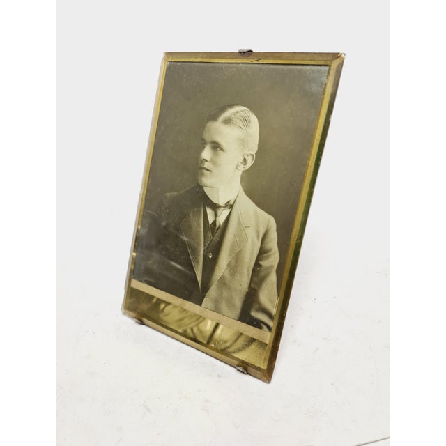 Bronze Minimalist Rococo Frame, France, 1890s For Sale - Image 14 of 15