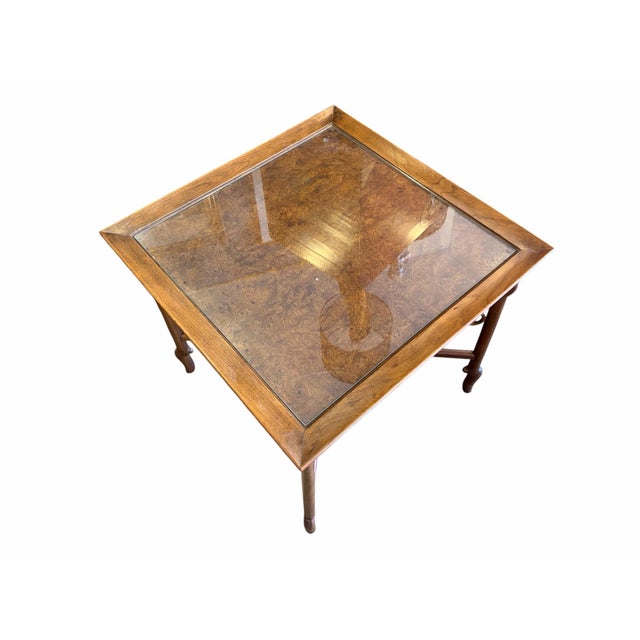 Mid-Century Modern Mid Century Baker Furniture Side Table by Michael Taylor For Sale - Image 3 of 4