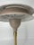 Mid 20th Century Vintage Mauve and Brass Art Deco Flying Saucer Lamp by Art Specialty Co. For Sale - Image 5 of 11