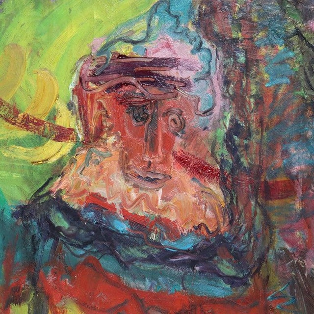 1980s Abstract Expressionist Oil on Canvas Painting “This Victim” by East Village 1986 For Sale - Image 5 of 8