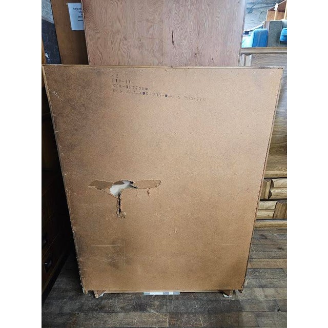 Brown Mid-Century Modern Lane Furniture "Staccato" Brutalist Tallboy Dresser & Nightstand For Sale - Image 8 of 17