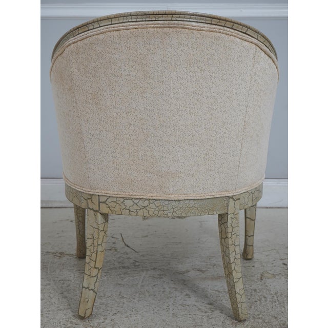 Sherrill Furniture Sherrill Pair of Neoclassical Barrel Back Tub Armchairs For Sale - Image 4 of 18