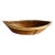 Italian Pencil Reed Rattan & Brass Boat Basket For Sale