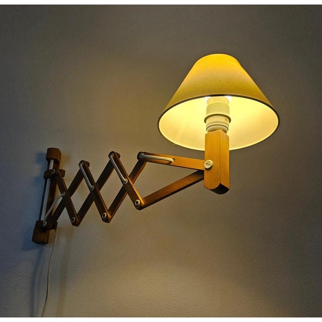 Mid-Century Modern Swedish Scissor Wall Lamp from Ikea, 1979 For Sale - Image 12 of 16