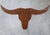 Textile Luxury Longhorn Cowhide Leather Throw Pillow 16x24 | Handmade Western Designer Lumbar Cushion For Sale - Image 7 of 8