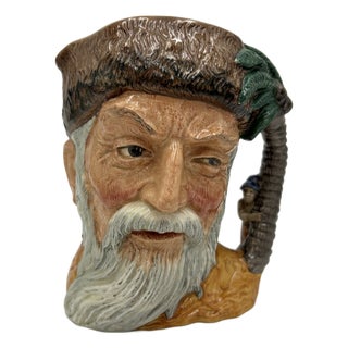 Large Robinson Crusoe Character Jug from Royal Doulton For Sale