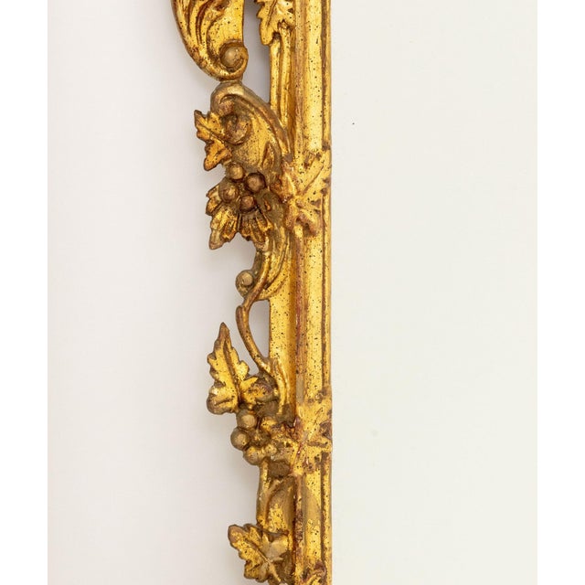 Mid 20th Century Rococo Style Giltwood Framed Mirror For Sale - Image 5 of 9