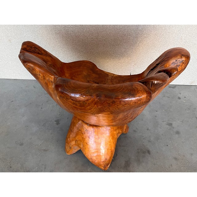 1960s 1950 Solid Wood Swivel Armchair or Side Chair, Four Different Available For Sale - Image 5 of 10