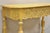 Vintage Gothic Renaissance Painted Hall Altar Console Table Chair Set - 4 Pc Set For Sale In Philadelphia - Image 6 of 16