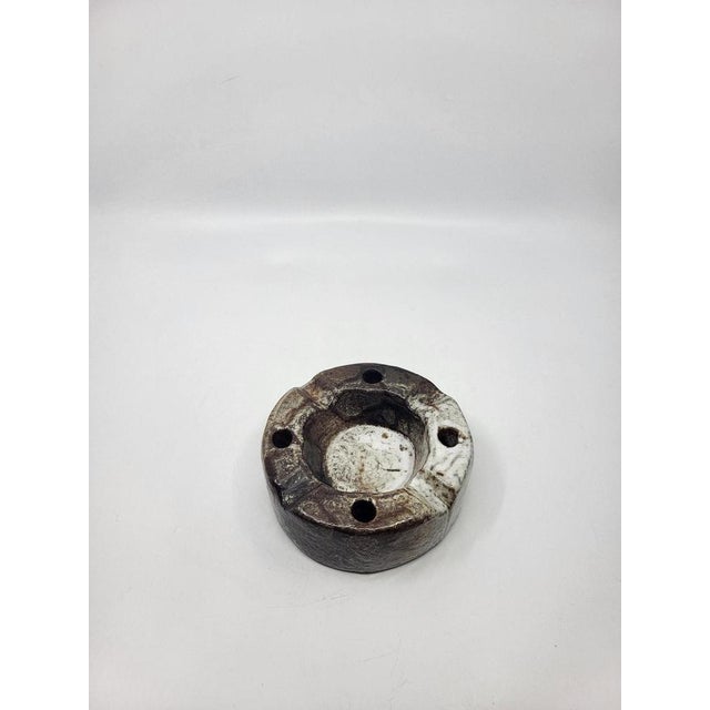 Ceramic Vintage Ceramic Stoneware Ashtray, 1950s For Sale - Image 7 of 13