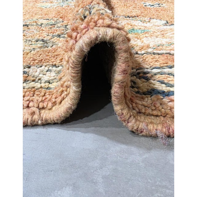 Moroccan Moroccan Terracotta Wool Rug - 11.7 X 6.2 Ft For Sale - Image 3 of 6