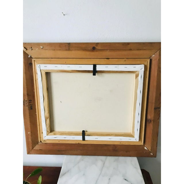 Framed Rob J Nelson Desert Mesa Nighttime Oil Painting For Sale - Image 10 of 11