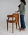 Mid 20th Century France Louis XVI Brown Wood Armchair For Sale - Image 9 of 11