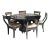 Marble Dining Set Maitland-Smith Attrb Table & 6 Chairs 1980s Neoclassic For Sale