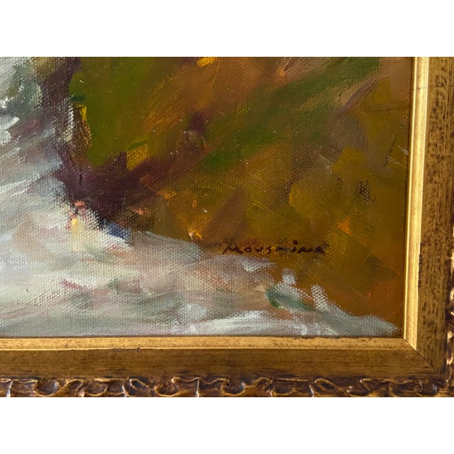 A vibrant original painting created plein-air in rural Missouri. The painting is 16inches tall by 20 inches wide. The...