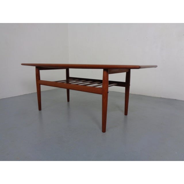 Grete Jalk Teak Coffee Table by Grete Jalk for Glostrup, Denmark, 1960s For Sale - Image 4 of 15