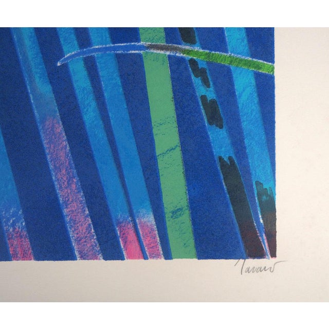 Albert Zavaro, Les chevaux dans la tempête, Lithograph For Sale - Image 6 of 7