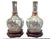 A Pair of Chinese Export Porcelain Rose Medallion Bottle Vases Guangzhou (Canton), China, Qing Dynasty, Daoguang–Xianfeng...