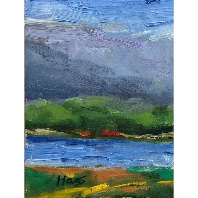 Plein Air Oil Painting of Pena Adobe Park Chairish