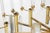 1970s Vintage Italian Brass and Crystal Chandelier, 1970s For Sale - Image 5 of 9
