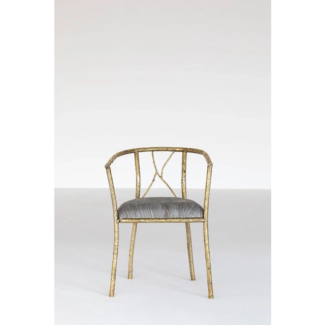 Gold Branches Chair by Dal Furlo For Sale - Image 8 of 9