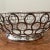 Metal Mid 20th Century Vintage Modern Silver Plated Basket With Repeating Circle Motifs For Sale - Image 7 of 13