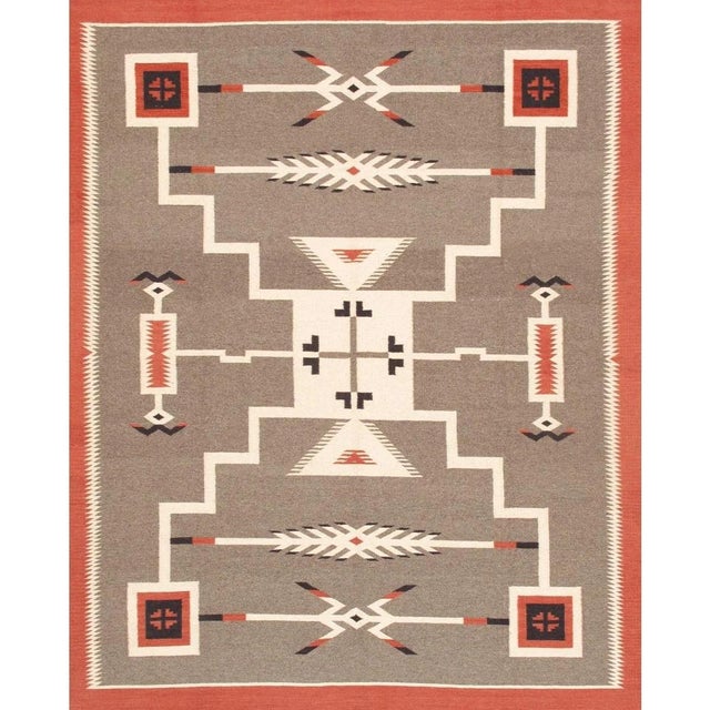 Tuscany Wool Mocha Area Rug, 8' 1'' X 9'11'' For Sale - Image 4 of 4