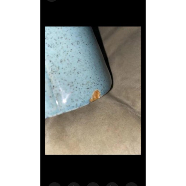 Mid 20th Century Tulipiere Vase. Red Wing Pottery Tulipiere Vintage Signed Red Wing Gladiolus Vase-Red Wing Pottery Number 416 For Sale - Image 5 of 6