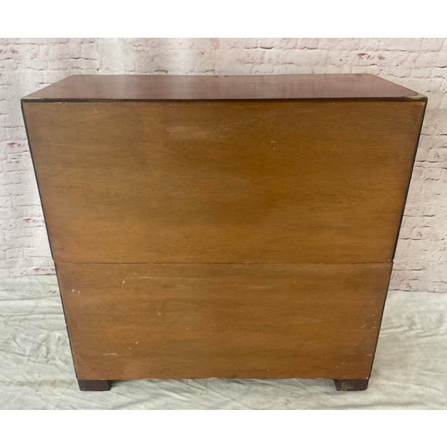 19th Century English Campaign Chest of Drawers, For Sale - Image 9 of 13