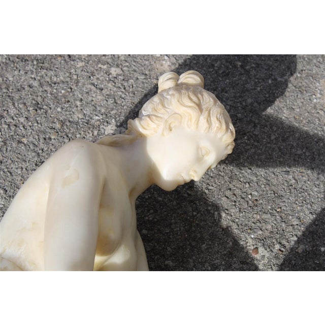 Italian Artist, Woman at Fountain, 1910, Marble For Sale - Image 4 of 18