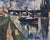 Title: The seine at Poissy Artist: Maurice de Vlaminck Country: France Medium: Lithograph – 14 Marks: Signed in plate, not...