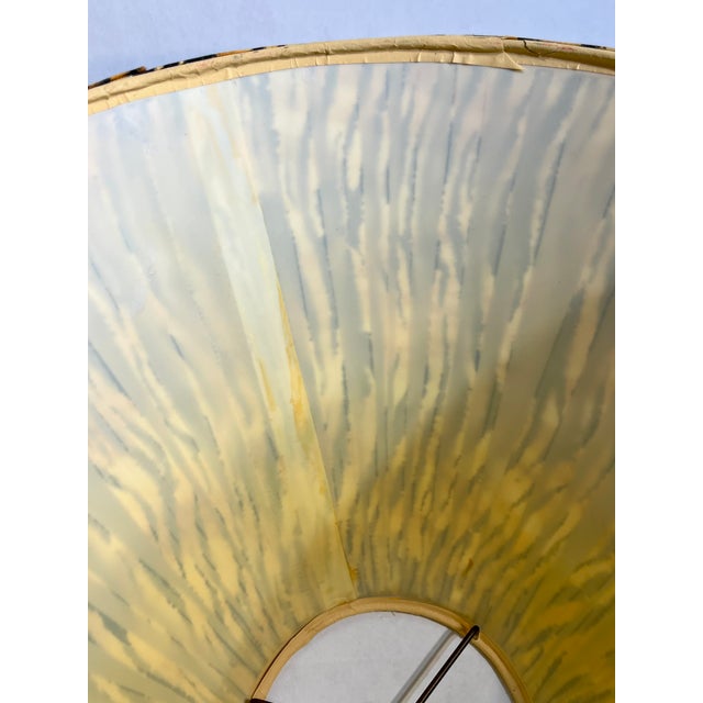 1980s Animal Print Lampshade – Hollywood Regency Style, 14” Diameter For Sale - Image 6 of 8