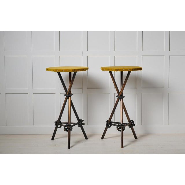 Antique Swedish Tall Trolleribord Magic-Tables, 1880s, Set of 2 For Sale - Image 3 of 12