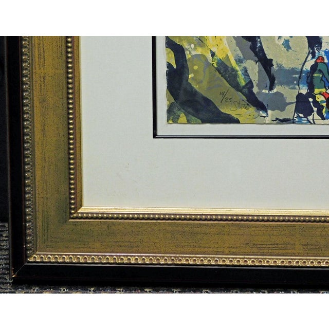 Earl Biss" Walking Upon the Thundering Waters St Ii" Hand Signed Framed For Sale In Denver - Image 6 of 7