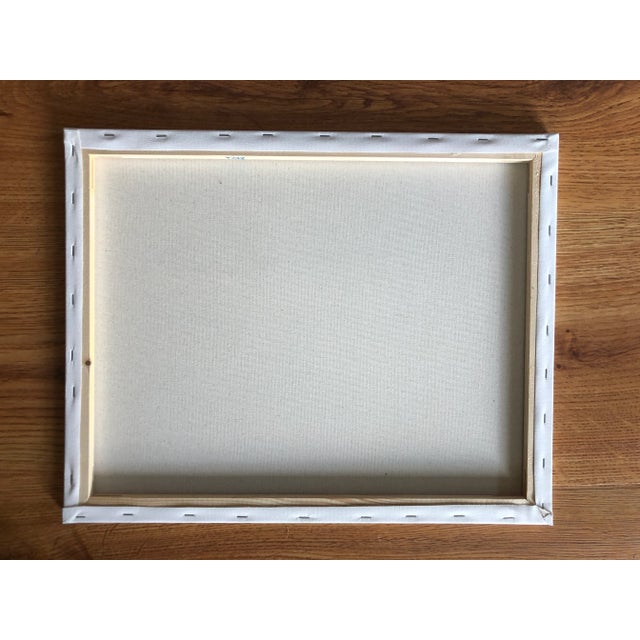 “Blue Day” Signed Contemporary Seascape Acrylic Painting by Nancy Smith For Sale - Image 4 of 5