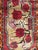 Pretty mid century Turkish Yastik rug with beautiful design with stylized flowers, and nice colours with a red, blue ,...